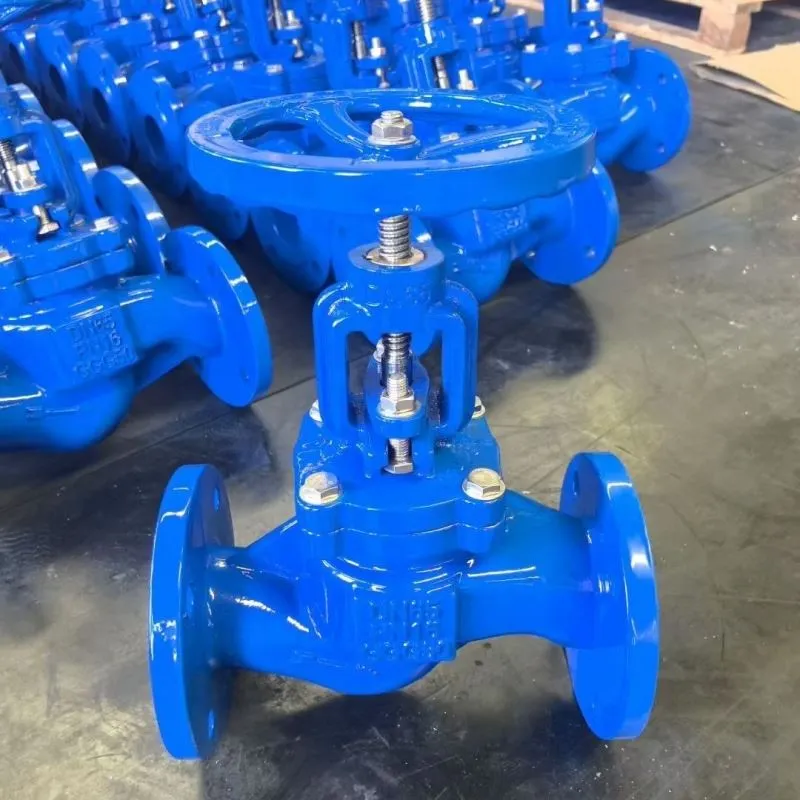 DIN3352 F4 Di Flanged Hlau -Lub qhov rooj kaw qhov rooj