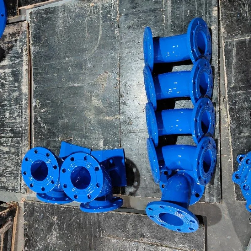 Muab ob npaug rau -Flanged Luj Tshib DN100 45 degree